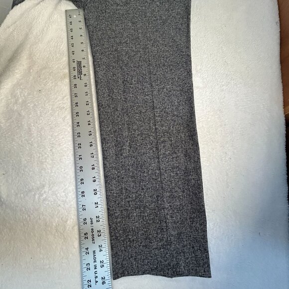 Piazza Sempione Womens Audrey Virgin Wool Blend Pants Size 46 Gray Made In Italy - Picture 8 of 9